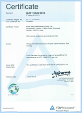 ISO 9001 :2015 Certification